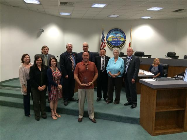 Tim Davis Recieves Mayors Award